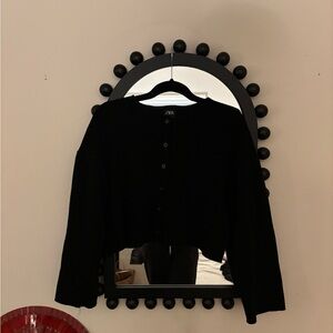 Zara black cardigan